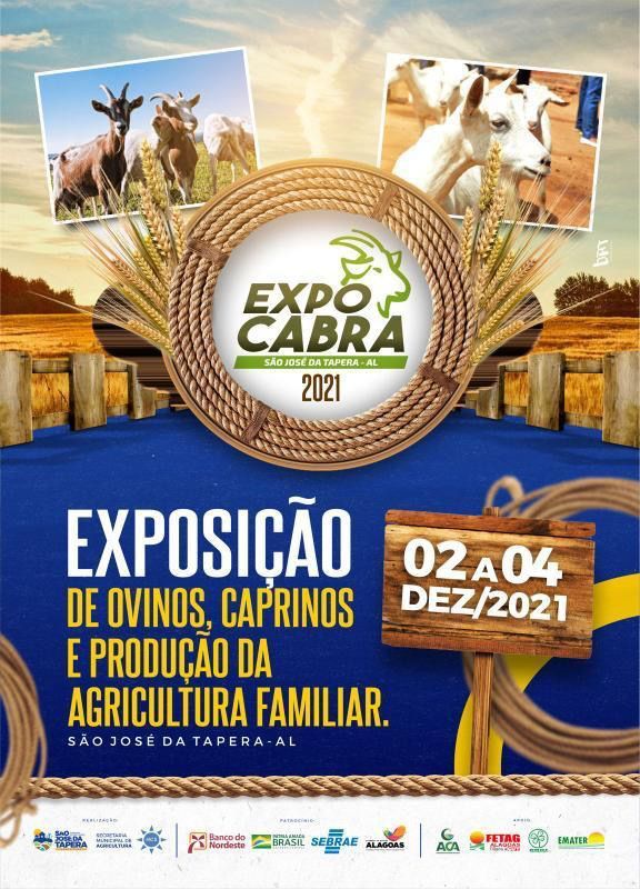 6ª edição da Expocabra acontece em dezembro em São José da Tapera