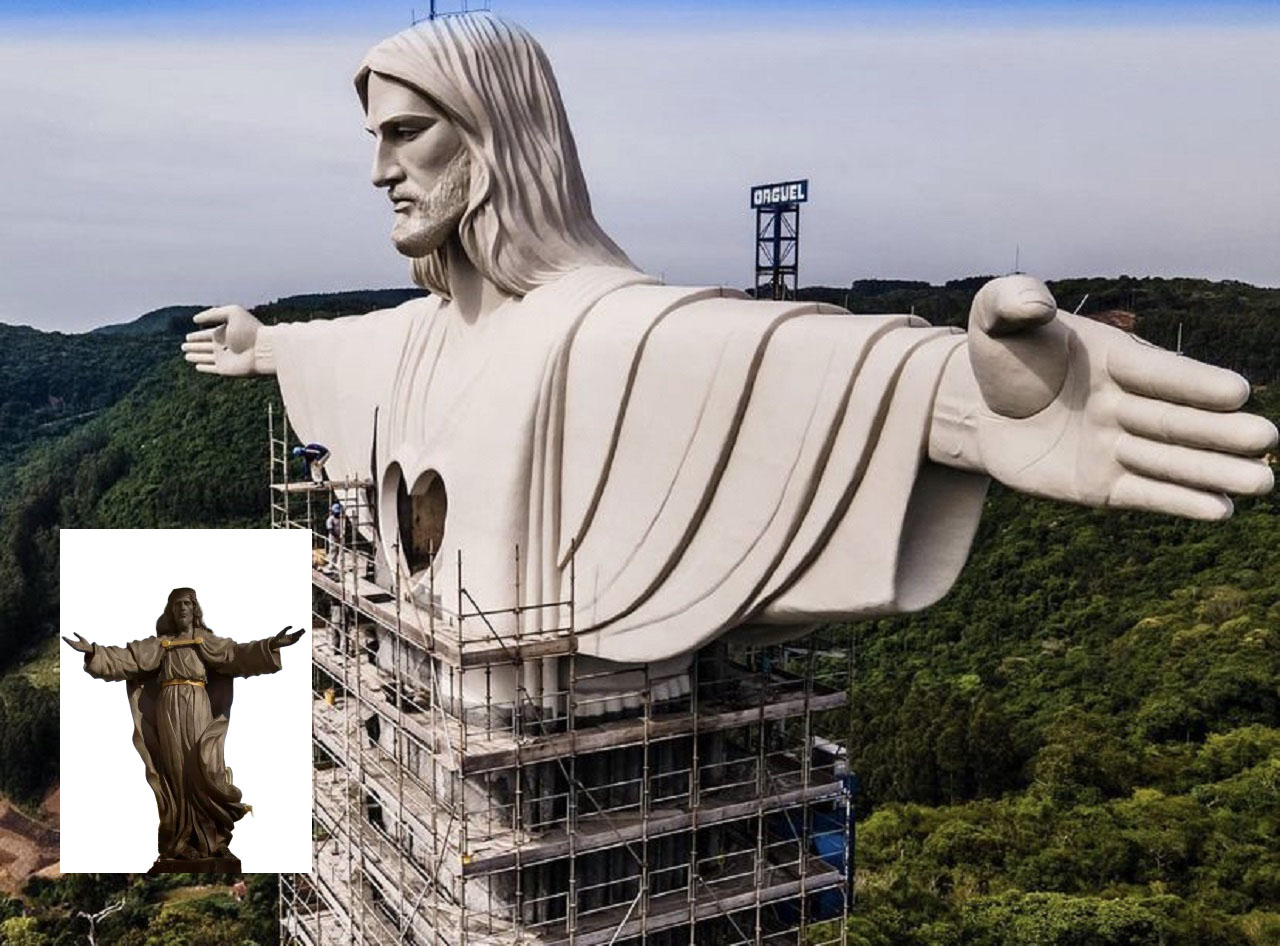 Maior estátua de Cristo do mundo começa a ser construída em maio na cidade de Pilar