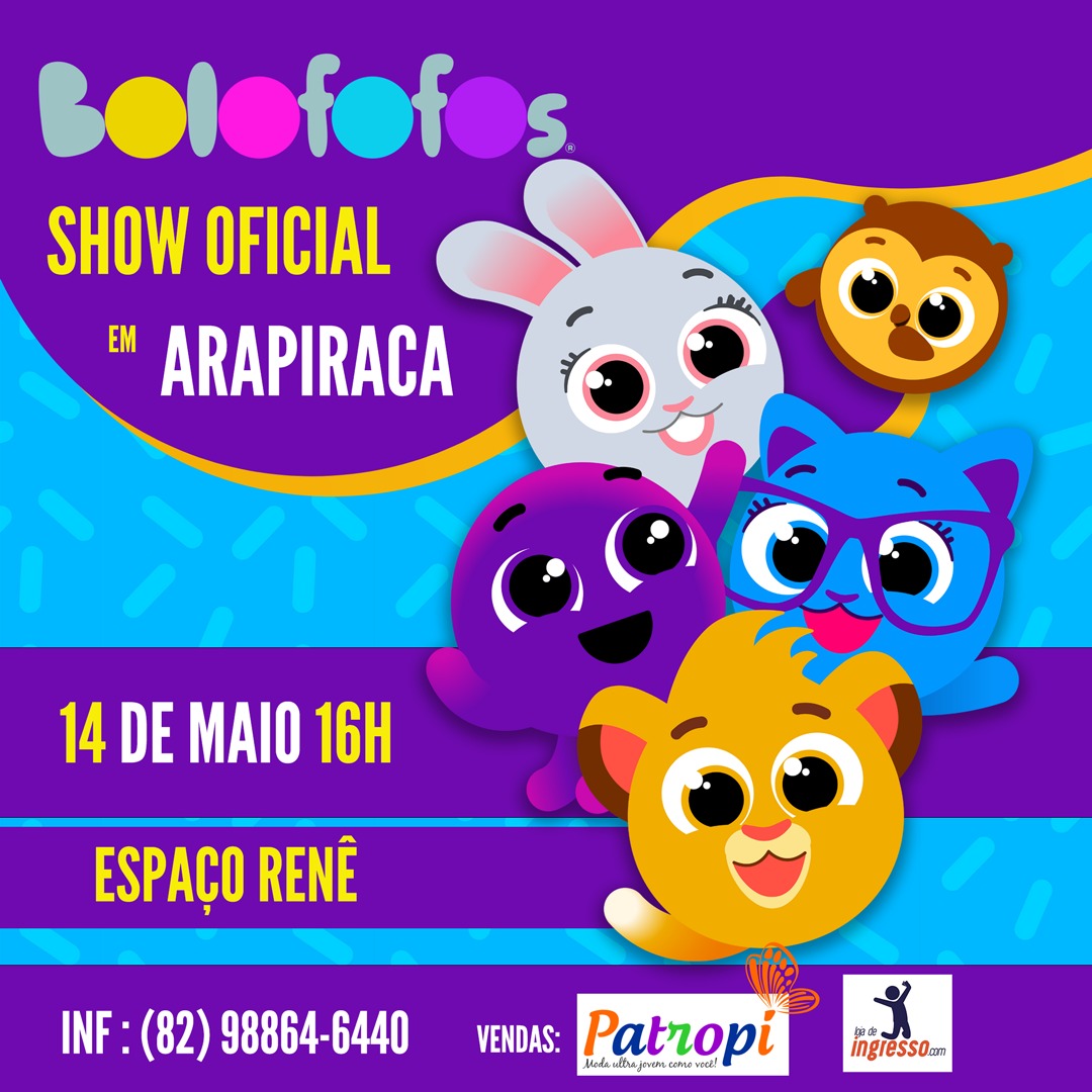 Sucesso absoluto na internet, Bolofofos realiza show em Arapiraca