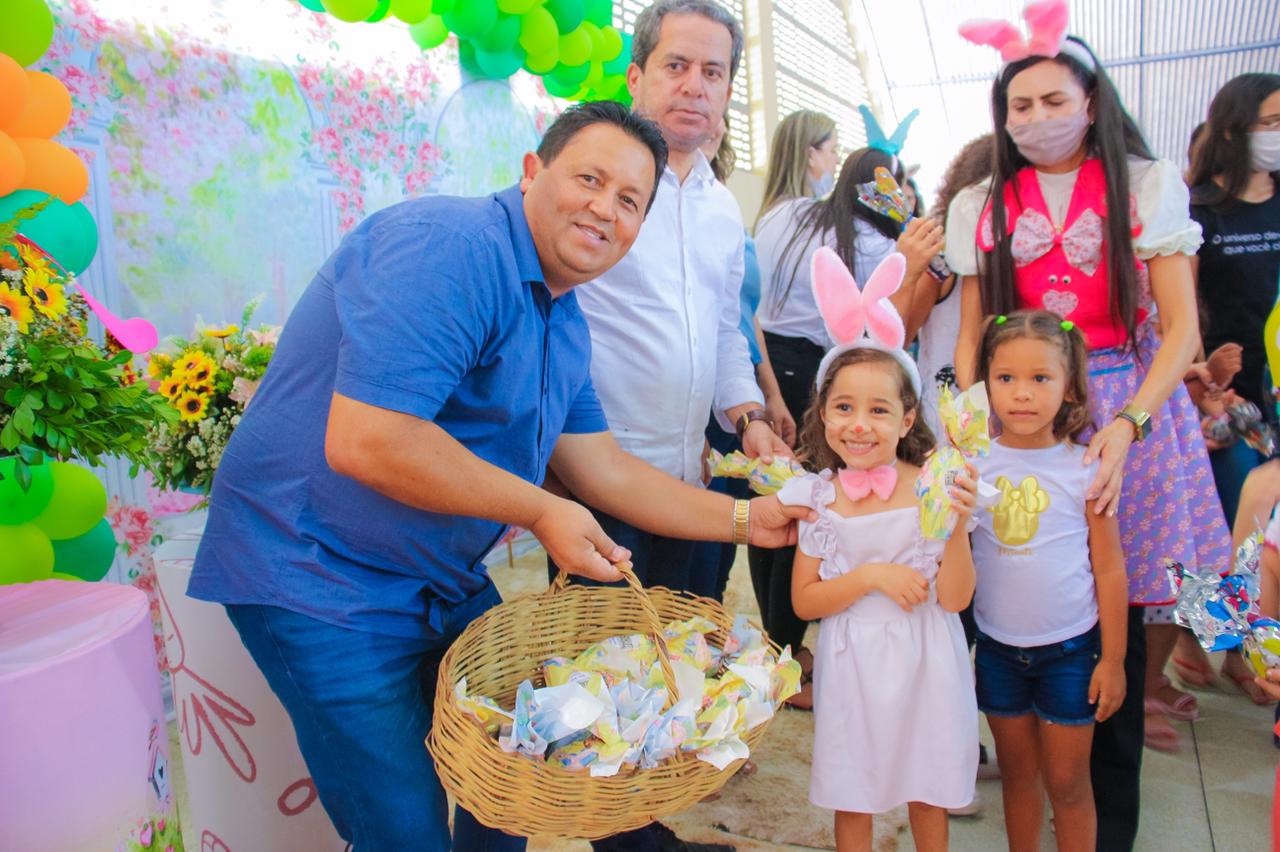 Prefeitura promove festa para celebrar a Páscoa em Minador do Negrão